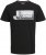 Jack & Jones Logan T-Shirt Black - T-shirts - T-shirts Homme Grande Taille
