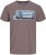 Jack & Jones Logan T-Shirt Brown - T-shirts - T-shirts Homme Grande Taille