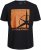Jack & Jones Conrad T-Shirt Black - T-shirts - T-shirts Homme Grande Taille
