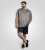 D555 Retford T-Shirt Lightweight Peach Finished Grey - T-shirts - T-shirts Homme Grande Taille