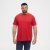 North Latitude T-Shirt O-Neck Red TALL - TALL T-shirts - T-Shirts Longueur Extra pour Grands Hommes