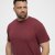 North Latitude T-Shirt O-Neck Bordeaux TALL - TALL T-shirts - T-Shirts Longueur Extra pour Grands Hommes