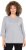 Ulla Popken Decorative Seam Short Sleeve Tee Grey - T-shirts - 