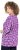 Ulla Popken Snowflake Print 3/4 Sleeve A-Line Tee Dark Purple - T-shirts imprimés pour femme - 