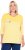 Ulla Popken Paper Boat Print 3/4 Sleeve Tee Sun Yellow - T-shirts imprimés pour femme - 