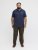 Jack & Jones College Logo Short Sleeve Polo Shirt Blue - Polos - Polos homme grande taille