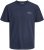 Jack & Jones College Logo Crew Neck T-Shirt Blue - T-shirts - T-shirts Homme Grande Taille