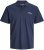 Jack & Jones College Logo Short Sleeve Polo Shirt Blue - Polos - Polos homme grande taille