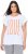 Ulla Popken LOVE Short Sleeve Graphic Tee Snow White - T-shirts imprimés pour femme - 
