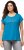 Ulla Popken Metallic Animal Cap Sleeve Graphic Tee Sapphire Blue - T-shirts imprimés pour femme - 