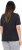 Ulla Popken Easy Short Sleeve Acid Wash Graphic Tee Black - T-shirts imprimés pour femme - 