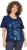 Ulla Popken Marine Print Short Sleeve Tee Ink Blue - T-shirts imprimés pour femme - 