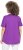 Ulla Popken Marine Print Short Sleeve Tee Purple - T-shirts imprimés pour femme - 