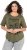 Ulla Popken Beaded Short Sleeve Graphic Tee Olive - T-shirts imprimés pour femme - 
