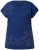 Ulla Popken Textured Paisley Motif Cap Sleeve Tee Navy - T-shirts imprimés pour femme - 