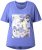 Ulla Popken Lady Of The Moon Short Sleeve Graphic Tee Lavender - T-shirts imprimés pour femme - 