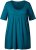 Ulla Popken Essential Front Pleat Tee Cerulean - T-shirts - 