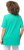Ulla Popken Essential Square Neck Stretch Tee Turquoise Green - T-shirts - 