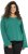 Ulla Popken Rolled Edge Long Sleeve Sweatshirt Emerald Green - Sweatshirts & hoodies - 