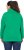 Ulla Popken HELLO Classic Fit Stand-Up Collar Sweatshirt Emerald Green - Sweatshirts & hoodies - 