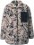 Ulla Popken Marble Print Teddy Fleece Jacket Dark Putty - Sweatshirts & hoodies - 