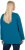 Ulla Popken Fawn Long Sleeve Graphic Tee Teal - T-shirts imprimés pour femme - 