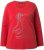 Ulla Popken Holiday Long Sleeve Graphic Tee Salsa Red - T-shirts imprimés pour femme - 