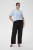 Kaffe Curve Mille Wide Pants Black Deep - Pantalons en tissu - 