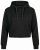 Nora Mikken KAMILLA Cropped Hoodie Black - VÊTEMENTS FEMME XS-XXL - 