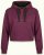 Nora Mikken KAMILLA Cropped Hoodie Mauve Wine - VÊTEMENTS FEMME XS-XXL - 