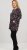 Scandinavian Caramel Flower Petals Tunic Copper and Blue - T-shirts imprimés pour femme - 