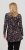 Scandinavian Caramel Flower Petals Tunic Copper and Blue - T-shirts imprimés pour femme - 