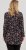 Scandinavian Caramel Flower Petals Tunic Copper and Blue - T-shirts imprimés pour femme - 