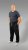 20 Nodi Ponente Long Leg Sports Pants in Combed Fleece Cotton Black - Pantalons/shorts de survêtement - Survêtement/jogging grandes tailles