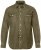 JP1880 Denim Shirt Long Sleeve Olive Green - Chemises - Chemises Grandes Tailles Hommes