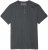 Adamo Silas Regular fit Serafino T-shirt Charcoal - T-shirts - T-shirts Homme Grande Taille
