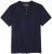 Adamo Silas Regular fit Serafino T-shirt Navy - T-shirts - T-shirts Homme Grande Taille