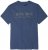 Adamo Simon Regular fit Printed T-shirt Denim Blue - T-shirts - T-shirts Homme Grande Taille