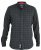 D555 Taylor Long Sleeve Shirt Charcoal - Chemises - Chemises Grandes Tailles Hommes