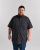 Motley Denim Zagreb Chemise manches courtes Anthracite - Chemises - Chemises Grandes Tailles Hommes