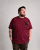 Motley Denim Milan T-shirt Rouge - T-shirts - T-shirts Homme Grande Taille