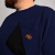 Motley Denim Milan T-shirt Bleu marine - T-shirts - T-shirts Homme Grande Taille