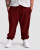 Motley Denim Berlin Sweatpants Red - Pantalons/shorts de survêtement - Survêtement/jogging grandes tailles