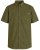Motley Denim Zagreb Chemise manches courtes Kaki foncé - Chemises - Chemises Grandes Tailles Hommes