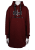 Nora Mikken KADRI WHITE Long Hoodie Burgundy - Sweatshirts & hoodies - 