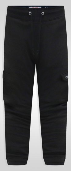 D555 Dexter 1 Cargo Jogger With Bear Embroidery TALL Noir - TALL pantalons de survêtement - Joggings TALL pour hommes grands