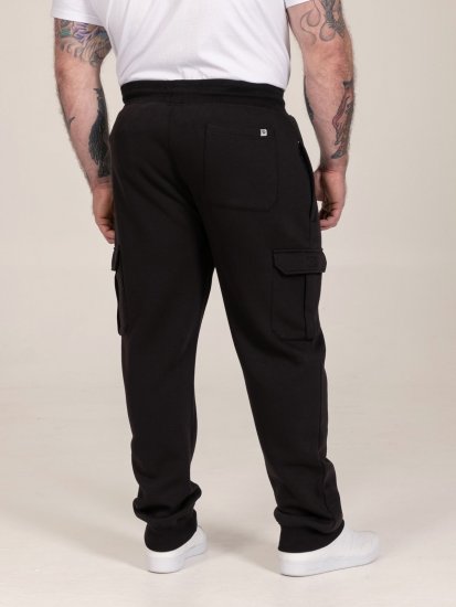 D555 Dexter 1 Cargo Jogger With Bear Embroidery TALL Noir - TALL pantalons de survêtement - Joggings TALL pour hommes grands