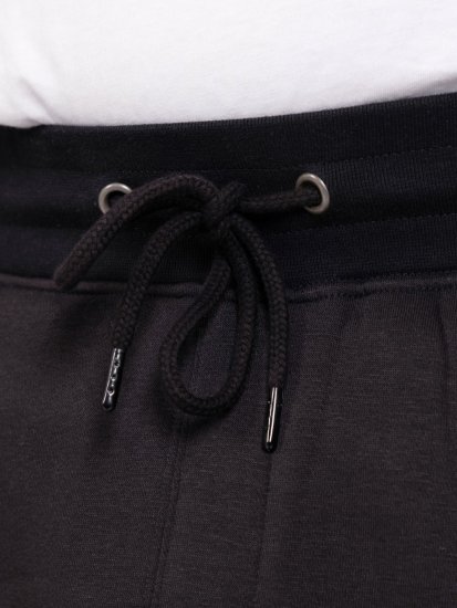 D555 Dexter 1 Cargo Jogger With Bear Embroidery TALL Noir - TALL pantalons de survêtement - Joggings TALL pour hommes grands