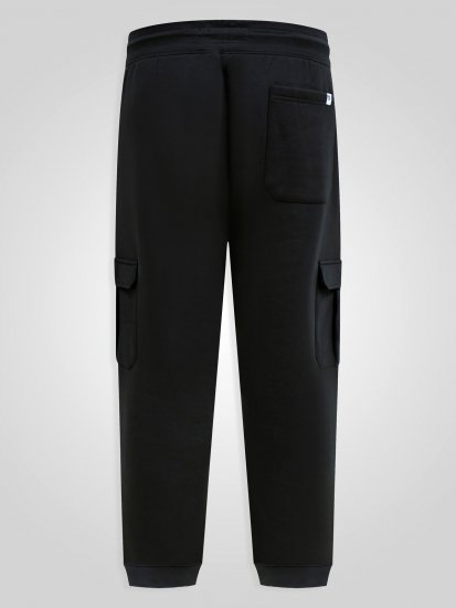 D555 Dexter 1 Cargo Jogger With Bear Embroidery TALL Noir - TALL pantalons de survêtement - Joggings TALL pour hommes grands