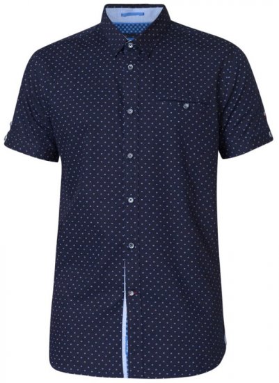 D555 Kurt Printed Short Sleeve Shirt - Chemises - Chemises Grandes Tailles Hommes